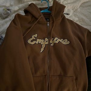 Medium Brown Empyre Zip up